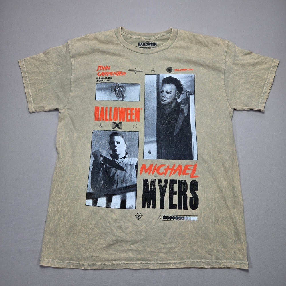 Halloween Michael‎ Myers Graphic T-Shirt Horror Movie Tee Medium